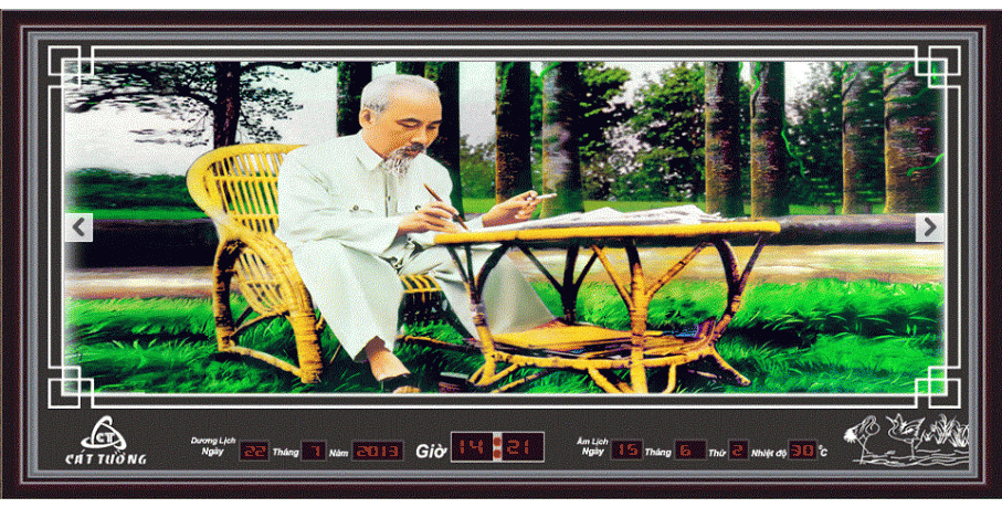 Tranh điện - lịch vạn niên Thiên Thanh